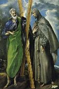 unknow artist Hl. Andreas and Hl. Franziskus, el Greco(1540-1614) china oil painting artist